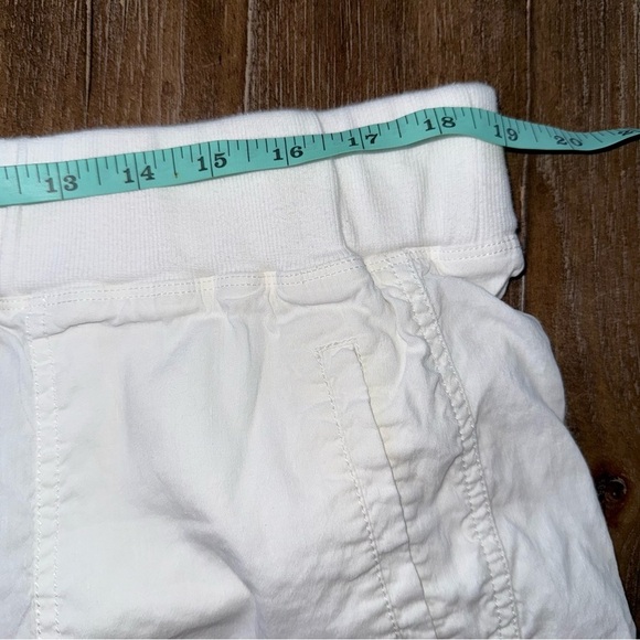 Eileen Fisher Organic Linen Cargo Jogger Pant XL White Ankle Cargo Pull on - Picture 4 of 11